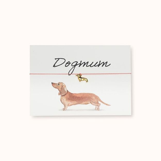 Bild von Armband-Karte: Dogmum - Dachshund - by vivi.
