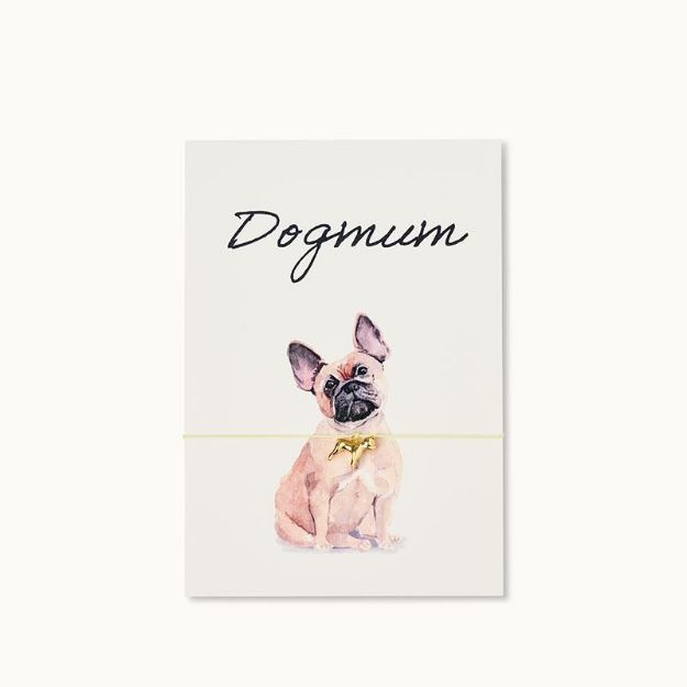 Bild von Armband-Karte: Dogmum - French Bulldog Brown - by vivi.