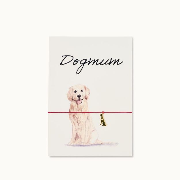 Bild von Armband-Karte: Dogmum - Goldie - by vivi.