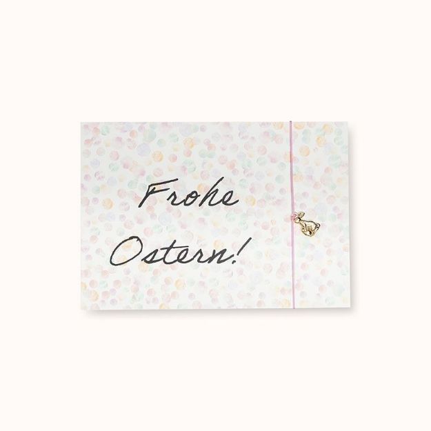 Bild von Armband-Karte: Frohe Ostern Dots - by vivi.