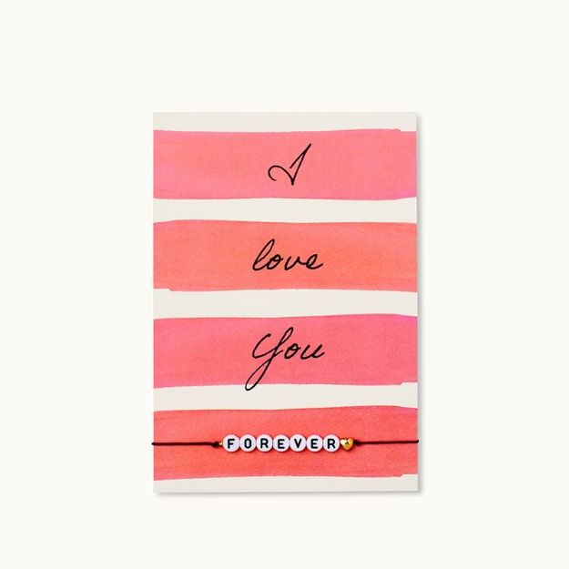 Bild von Armband-Karte: I love you FOREVER - by vivi.