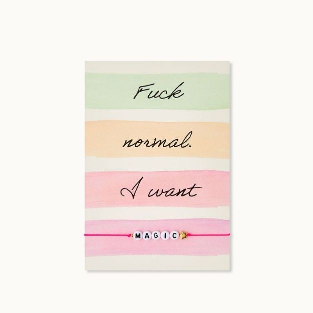 Bild von Armband-Karte: I want magic - by vivi.