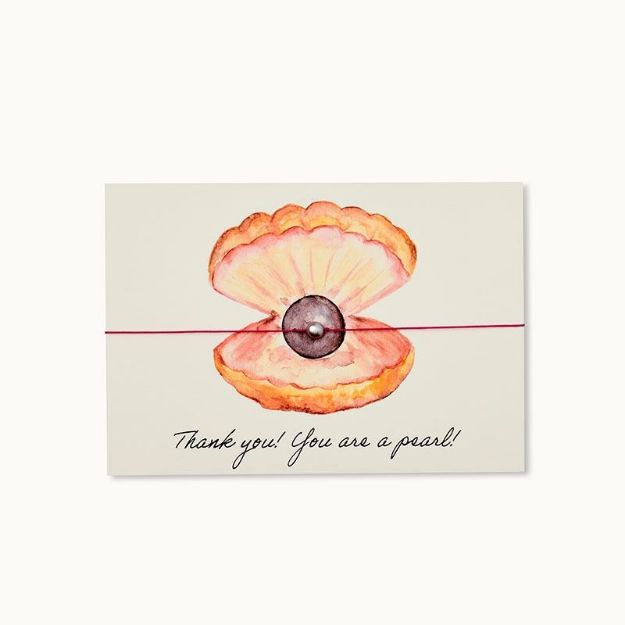 Bild von Armband-Karte: Oyster Thank You - by vivi.