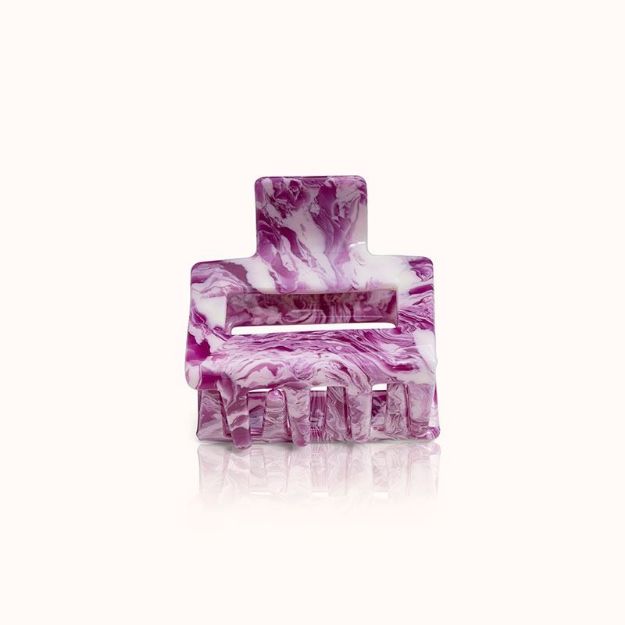 Bild von Haarklammer Square Blueberry Milkshake - by vivi.