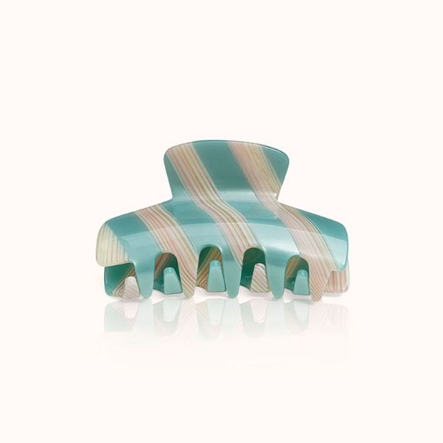 Bild von Haarklammer Stripes Turquoise Stripes - by vivi.