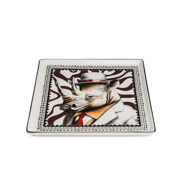 Bild von TRAY HUMAN ESSENCE CM. 19X19 RHINO