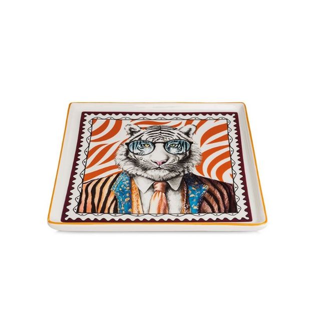 Bild von TRAY HUMAN ESSENCE CM.19X19 TIGER