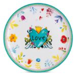 Bild von SERVING PLATE LOVE TURQUOISE DIAM. CM. 31