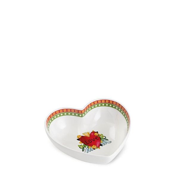 Bild von SMALL BOWL LOVE RED CM. 17X5