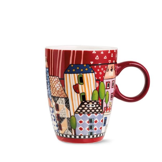Bild von MUG PAESE MIO RED ML. 430