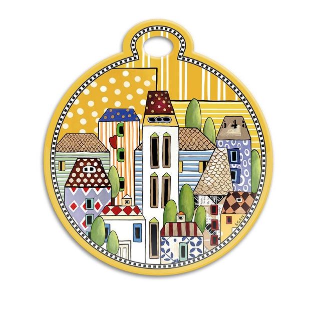 Bild von TRIVET PAESE MIO YELLOW CM. 17X19