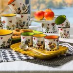 Bild von SET 2 MINI MUGS COCORICO' YELLOW ML 90