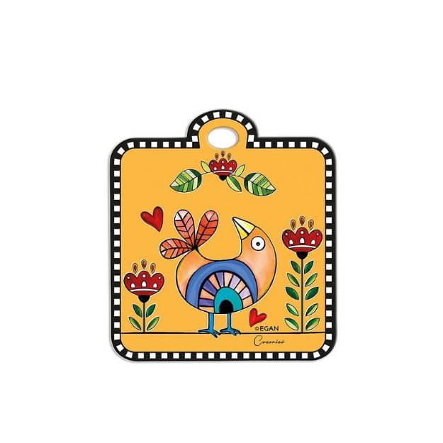 Bild von TRIVET COCORICO' YELLOW CM 16X18