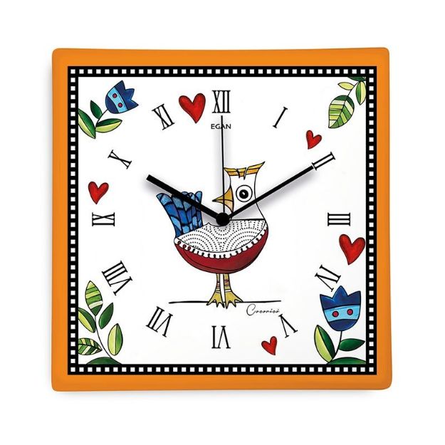 Bild von CLOCK COCORICO' ORANGE CM 31X31