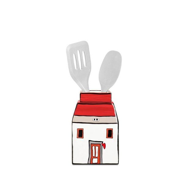 Bild von VASE LE CASETTE RED CM 11X17