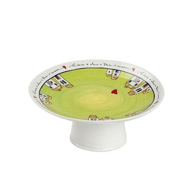 Bild von CAKE STAND LE CASETTE GREEN CM 19X9