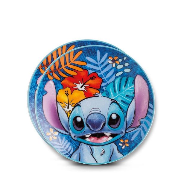 Bild von 2 PC DESSERT PLATE SET  STITCH D.19 BLUE