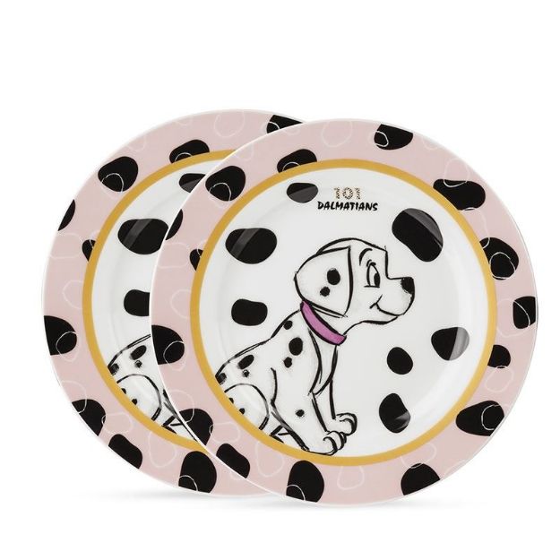 Bild von SET 2 PLATES 101 PINK DIAM. 19