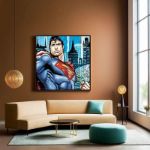 Bild von HOME DECOR SUPERMAN CM.100X100