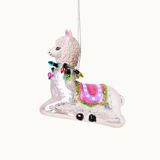 Bild von Christbaumschmuck Alpaca - by vivi.