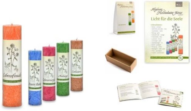 Bild von Starterpaket 1 Allgäuer Heilkräuter-Kerzen 