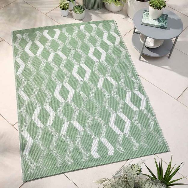 Bild von Rico Green Outdoor Rug