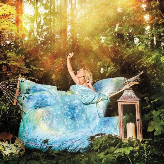 Bild von AT-Mass: Bettbezug Blue Dream 140/200 + Kissen 70/90 von The Spirit of OM