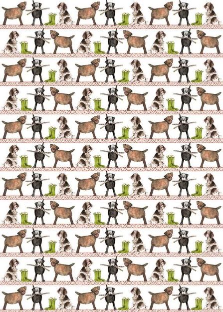 Bild von COUNTRY DOG GIFT WRAP