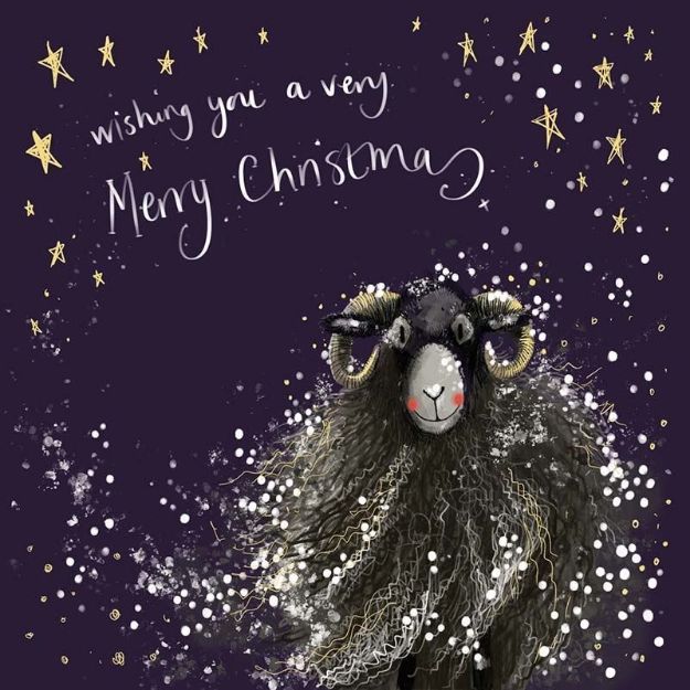 Bild von SHEEP IN THE SNOW
