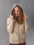 Bild von Sweatjacke Damen - sand/nature von The Spirit of OM