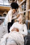 Bild von Sweatjacke Damen - sand/nature von The Spirit of OM