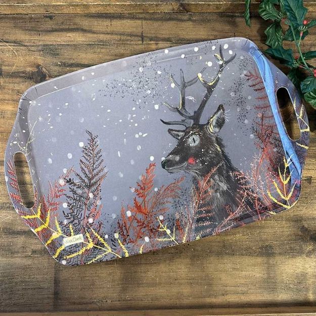 Bild von LARGE STAG IN BRACKEN TRAY