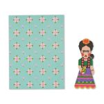 Bild von Noodoll Artist Bookmark Card Folk Artist Green, VE-6