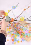 Bild von Pompon Set 500 Circus, Filzoptik & Glitter