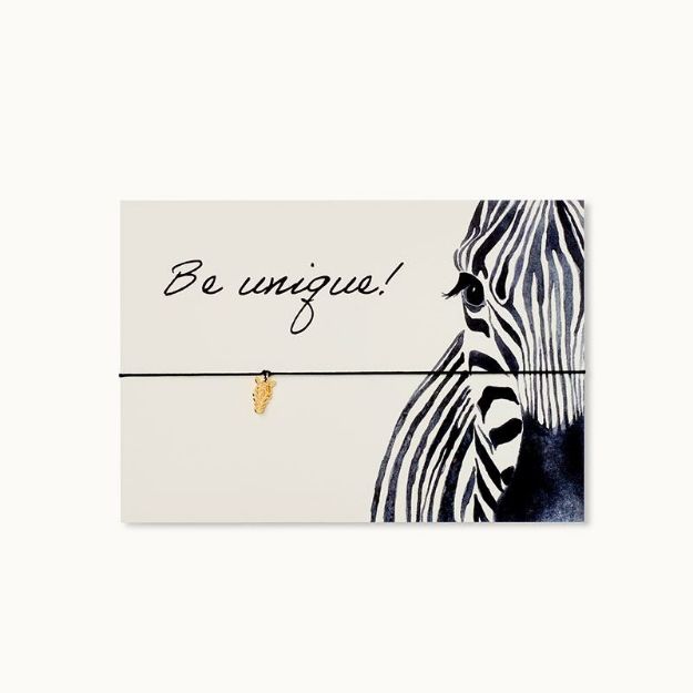 Bild von Armband-Karte: Zebra - by vivi.
