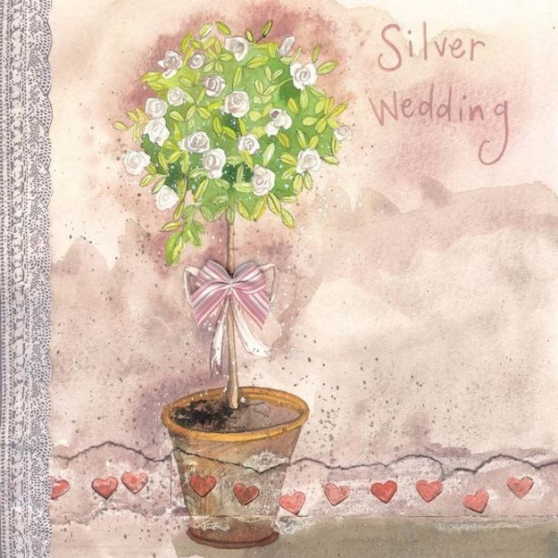 Bild von SILVER ANNIVERSARY CARD