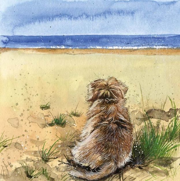 Bild von LOOKING OUT TO SEA BLANK CARD