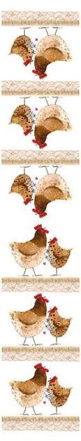 Bild von SPRING CHICKENS BOOKMARK
