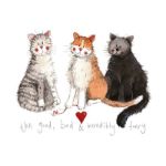 Bild von THE GOOD, BAD & THE INCREDIBLY FURRY KEY RING