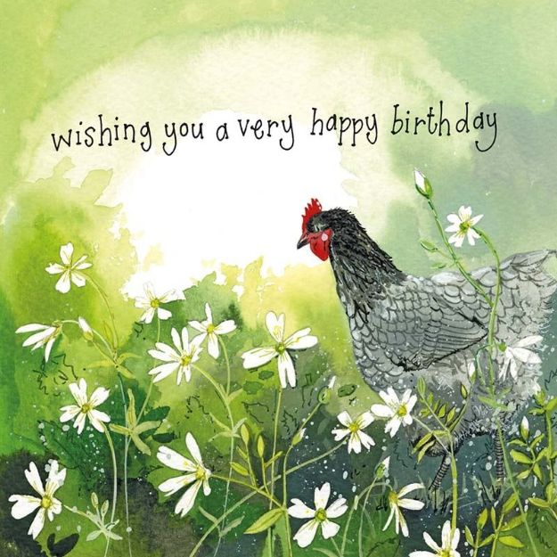 Bild von HEN & STITCHWORT BIRTHDAY CARD