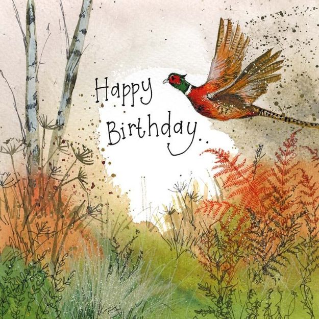 Bild von PHEASANT & BRACKEN BIRTHDAY CARD