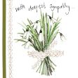 Bild von SNOWDROP SYMPATHY CARD