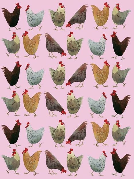 Bild von CHICKENS SMALL CHUNKY NOTEBOOK