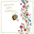 Bild von BEE AND FLOWERS SPARKLE CARD
