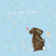Bild von SPRS57 RABBIT LOVE YOU MOTHERS DAY CARD