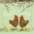 Bild von SPRS75 BLOSSOM HENS EASTER CARD