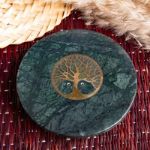Bild von Yggdrasil Halter grüner Marmor