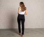 Bild von Yogahose lang mit Umschlagbund in schwarz von The Spirit of OM