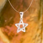 Bild von Pentagramm Anhänger 925 Silber