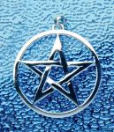 Bild von Pentagramm-Anhänger, 5 cm Durchmesser